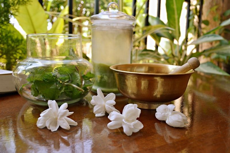 Herbal oils aromatherapy