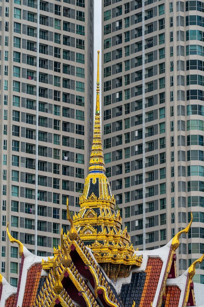 Thai temple gold