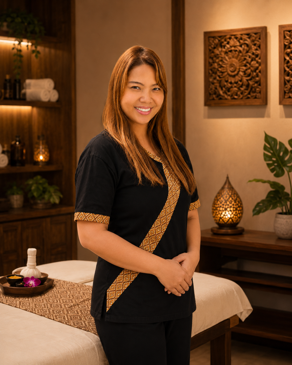 Therapeutic massage hands